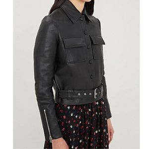 NWOT MAJE LEATHER JACKET
